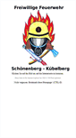 Mobile Screenshot of feuerwehr-schoenenberg-kuebelberg.de